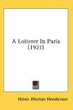 A Loiterer In Paris (1921)