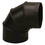 Buy Imperial Mfg Group 4' 28Ga Blk Adj Elbow (Pack Of 4) Bm Stove Pipe Fittings by Imperial
