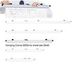30 In Hanging Clamps Sheets safco