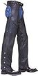 Leather Chaps - Unisex Plain Motorcycle Leather Chaps