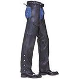 Leather Chaps Plain Lined Unisex Leather Motorcycle Chaps LC401 Leather Chaps - Plain Lined Unisex Leather Motorcycle Chaps LC401