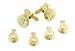 Jewelry : Yellow gold plated money bags cufflinks and shirt stud formal set with presentation box. Made in the U.S.A