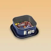 Kaiser Bakeware Noblesse 7-Inch Square Springform by Kaiser