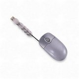 CCS39000 - Optical Mouse, Retractable USB Cable, 2x3-7/8x1-1/2, SR/GY