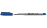 FABER-CASTELL - Marqueur CD S non permanent MULTIMARK, en &eacute;tuiOHP-CD-PLUS, largeur de trac&eacute;: env. 0,4 mm (super fin) pointe bagu&eacute;e m&eacute;tal contenu: 4 marqueurs (noi