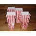 Old-Fashioned Plastic Popcorn Containers - Set of 4