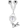 Scosche Iuhp4 Retractable Earbud Headphones