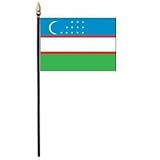 Uzbekistan Miniature Flag
