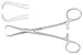 Miltex MH16-51 MeisterHand Adair Tissue Holding Tenaculum Forceps, 16.5 cm Length
