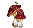 Double Mushrooms Ornament