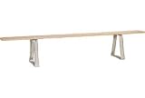 Maple Hardwood Locker Bench 6 Ft Free Standing