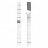 C-Line 64112 Clear Mylar Self-Adhesive Reinforcing Strips, 200 1X10-3/4 Strips/Box