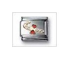 Candy Cane Red Classic Enamel, Italian Charm by Nomination Charms