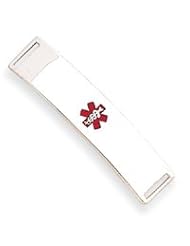 Sterling Silver Medical ID Plate