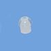 Clear Colored Replacement Earbud for Two-Way Radio Coil Tube Audio