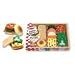 Melissa & Doug Deluxe Wooden Sandwich-Making Set