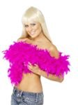 Childrens Toyshop  Toys : HOT PINK SEXY 6FT LONG FEATHER BOA