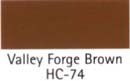 BENJAMIN MOORE PAINT COLOR SAMPLE Valley Forge Brown HC-74 SIZE:2 OZ