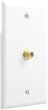 AXIS 7950W F-Jack Wall Plates (White)