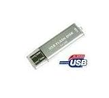 1GB USB 2.0 Flashdrive Aluminum Design with Neon Blue LED