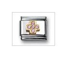 Cross Pink Classic CZ, Italian Charm by Nomination Charms