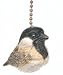 CHICKADEE bird CEILING FAN PULL fanpull home decor