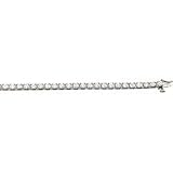 14K White Gold Diamond Bracelet
