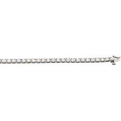 14K White Gold Diamond Bracelet