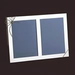 Vera Wang Silverplate Love Knots Double Picture Frame-Holds 5X7