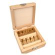 10-Bit Titanium Router Bit Set - 1/8" Shank - Turn Your Rotary Tool into a Power Router!