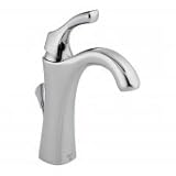 Delta Faucet アディソン 1 ハンドル シングル ホール バスルーム 蛇口 クローム【並行輸入品】+NONOKUROオリジナル携帯クロス