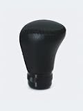 Hurst 1632002 Short Black Leather Custom Shift Knob