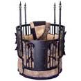 PoshTots - Animal Kingdom Round Crib