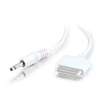 Cables To Go 35508 4ft iPod-Compatible 3.5mm to Dock Connector Audio Cable