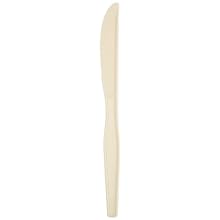 Dixie KH117 Heavy Weight Polystyrene Knife, 7.5" Length, Champagne (Case of 1,000)