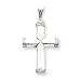 Sterling Silver Cross Pendant with 20 Inch Sterling Silver Chain