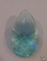 38mm Antique Green Teardrop Crystal Prisms #873-38