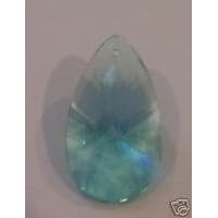 38mm Antique Green Teardrop Crystal Prisms #873-38