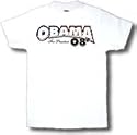 Obama For President 08 Adult T-Shirt