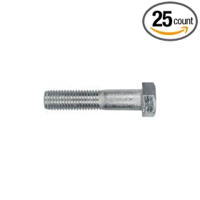 5/16-18X2 1/2 Stainless Steel Hex Head Cap Screw (25 count)