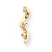 14k Diamond Three Stone Pendant