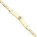 Jewelry : 14K Boston Red Sox Sm Pol Logo Id Bracelet W/Anchor Link