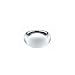 CK Ellipse white stone stainless steel ring