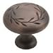 Amerock Inspirations 1 1 4 Cabinet Knob Leaf Design Oil Rubbed Bronze