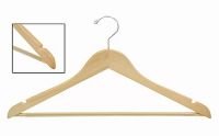 Flat Suit Hanger w/ Non-Slip Bar [ Bundle of 25 ]