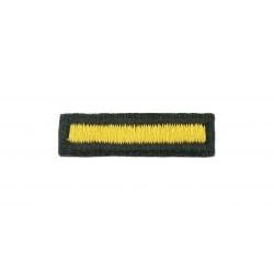 Army Service Stripes Overseas Bar Gold Green