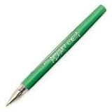 UCH920S4 Gel Pen, Rubber Grip, 0.7mm, Nontoxic, Green./12EA