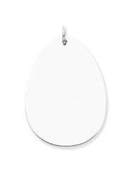 Sterling Silver Engraveable Disc Charm