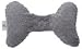 Baby Elephant Ears head Support Pillow - Grey Minky Luxe