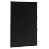 Steel Double Door Storage Cabinet (requires shelves), 48w x 24d x 78h, Black (TNNJ478BK)